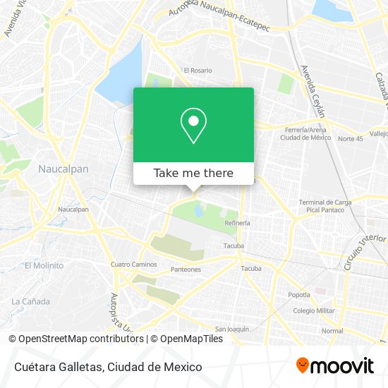 Cuétara Galletas map