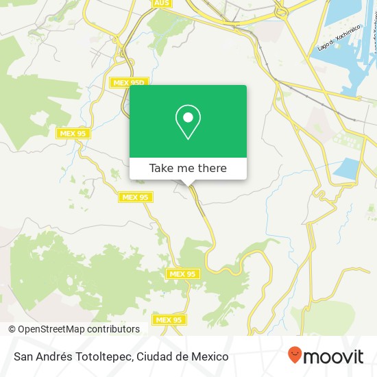 San Andrés Totoltepec map