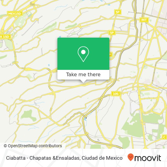 Ciabatta - Chapatas &Ensaladas map