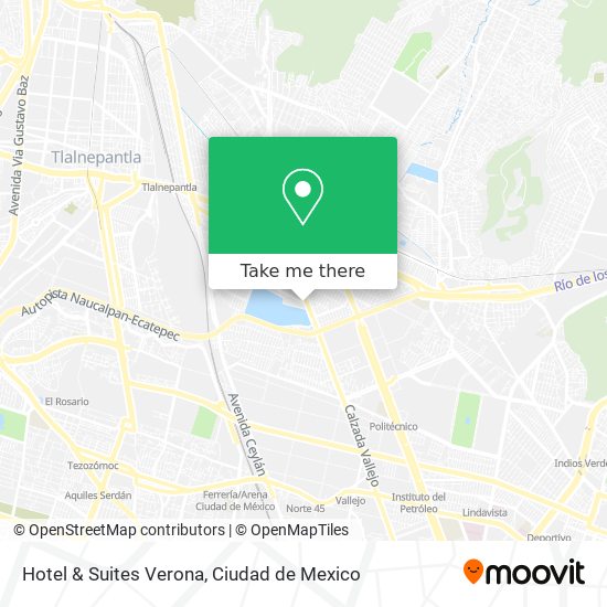 Mapa de Hotel & Suites Verona