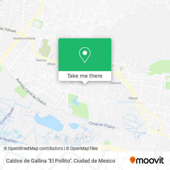 Caldos de Gallina "El Pollito" map