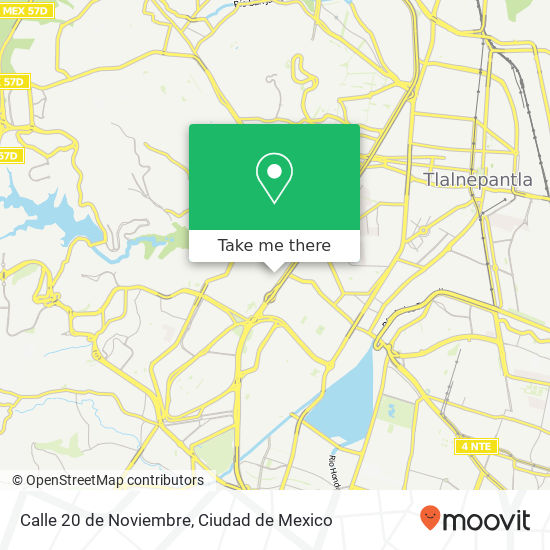 Calle 20 de Noviembre map