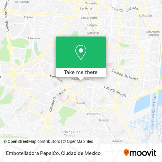 Embotelladora PepsiCo map