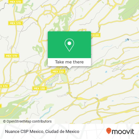 Nuance CSP Mexico map