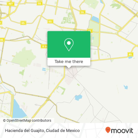 Mapa de Hacienda del Guajito