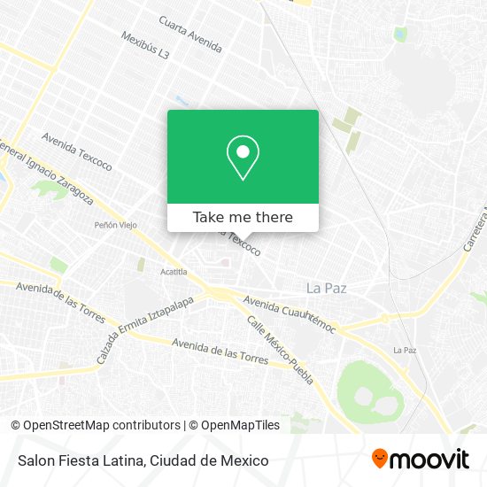 Salon Fiesta Latina map