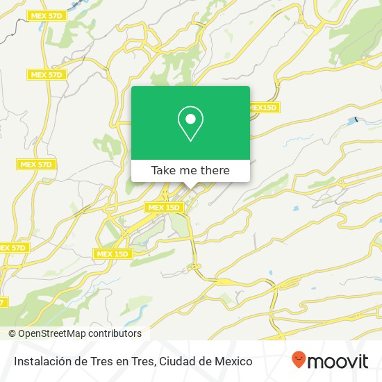 Mapa de Instalación de Tres en Tres