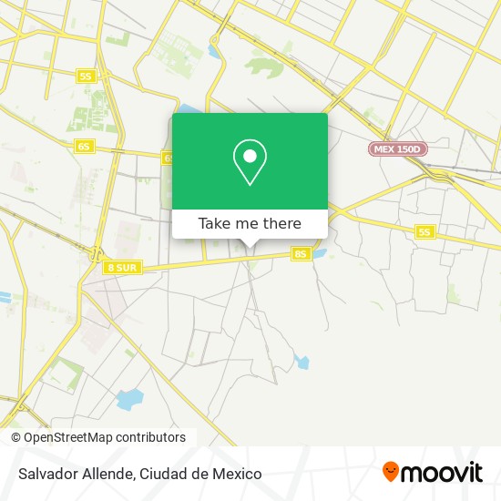 Salvador Allende map