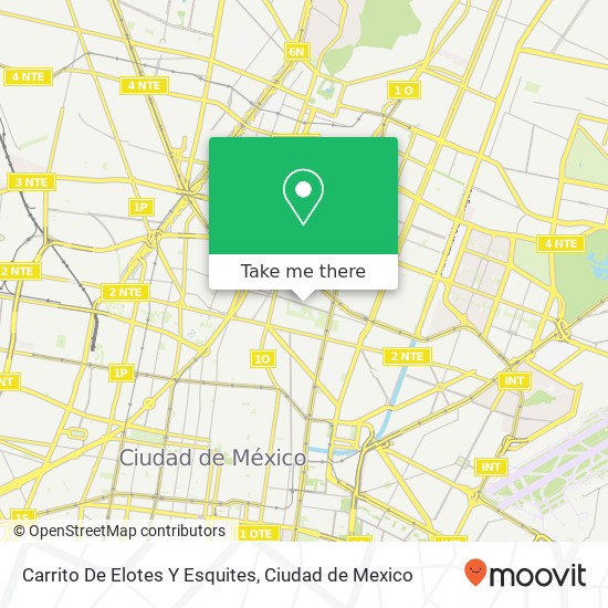 Carrito De Elotes Y Esquites map