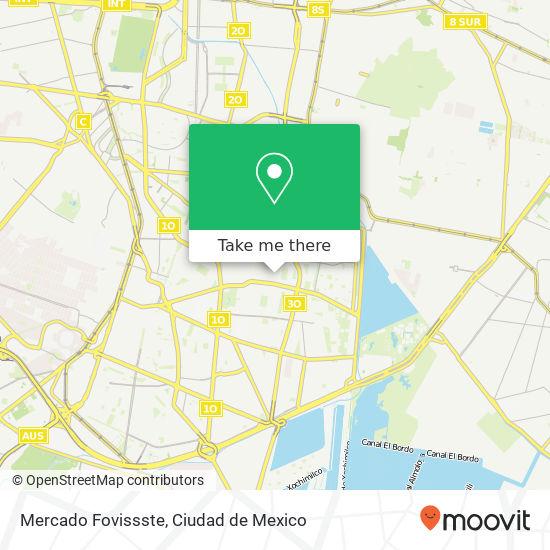 Mercado Fovissste map