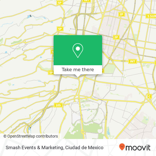Smash Events & Marketing map