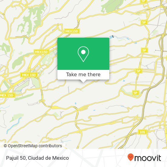 Pajuil 50 map