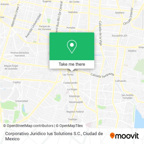 Corporativo Juridico Ius Solutions S.C. map