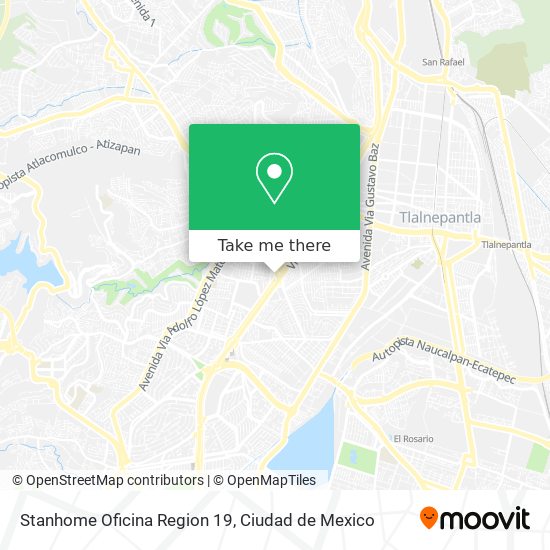 Stanhome Oficina Region 19 map