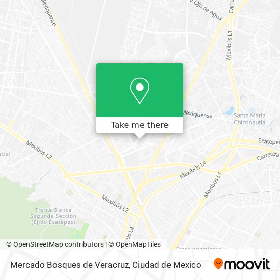 Mercado Bosques de Veracruz map