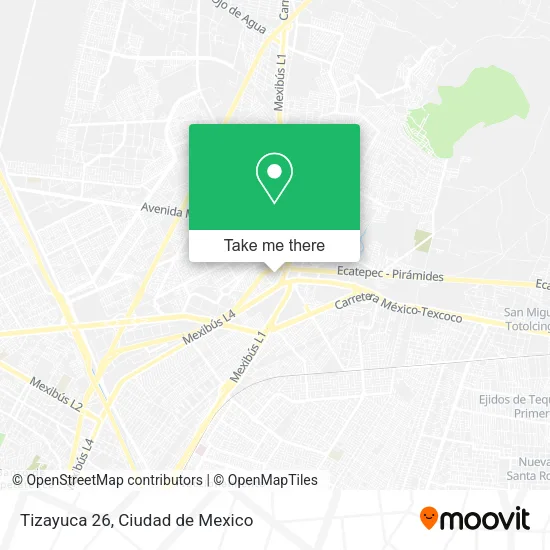 Tizayuca 26 map