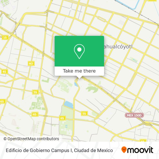 Edificio de Gobierno Campus I map