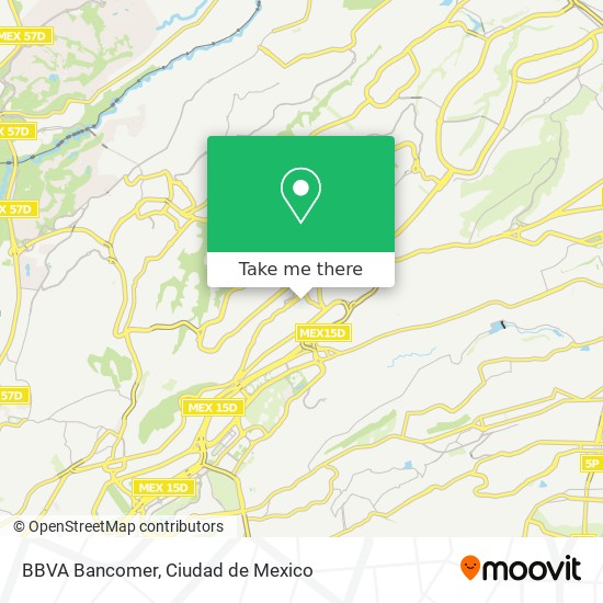 BBVA Bancomer map