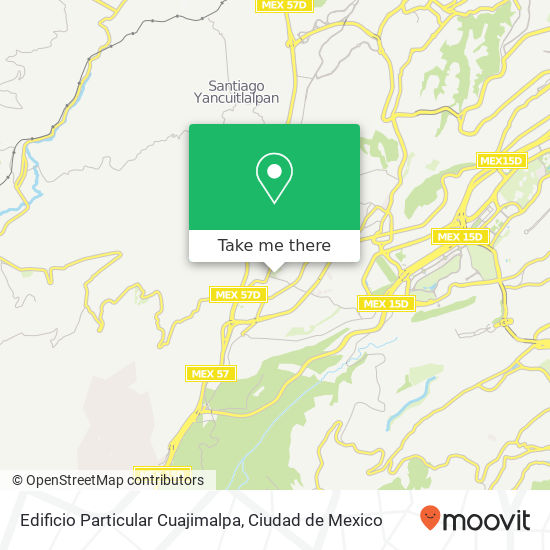 Edificio Particular Cuajimalpa map