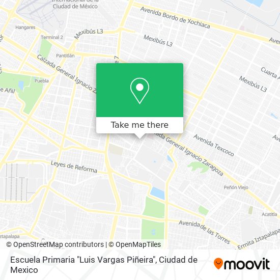 Escuela Primaria "Luis Vargas Piñeira" map