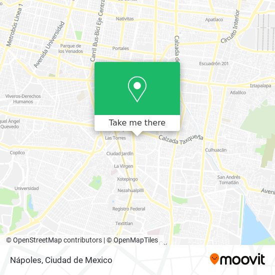 Mapa de Nápoles