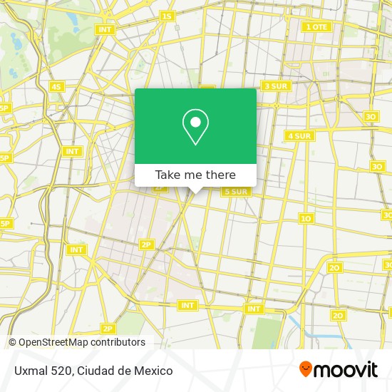 Uxmal 520 map