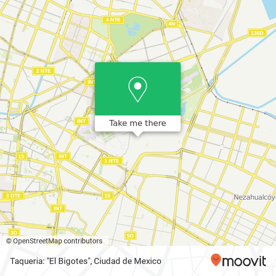 Taqueria: "El Bigotes" map