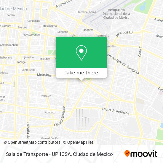 Sala de Transporte - UPIICSA map