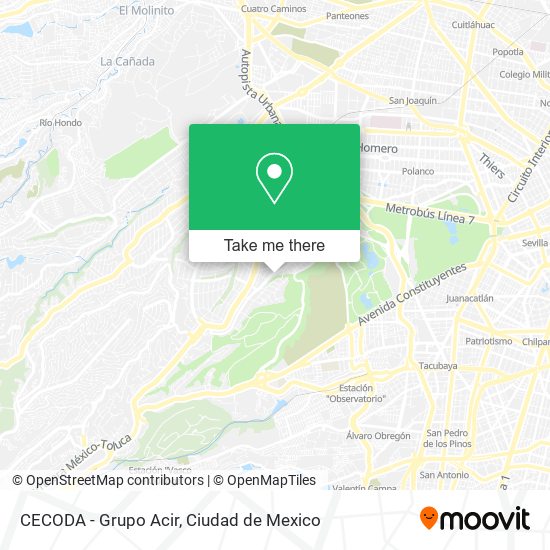 CECODA - Grupo Acir map