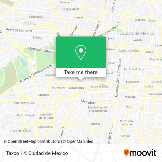 Taxco 14 map