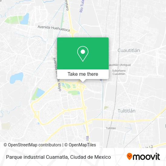 Parque industrial Cuamatla map