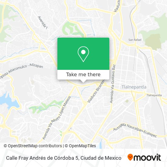 Calle Fray Andrés de Córdoba 5 map