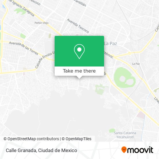 Calle Granada map