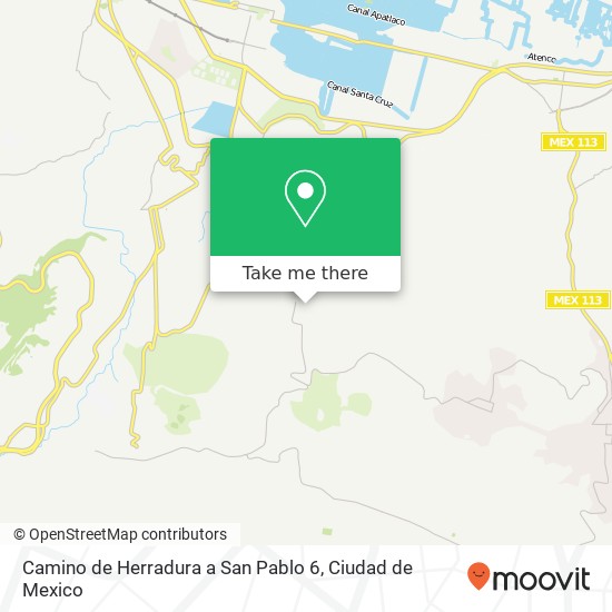 Mapa de Camino de Herradura a San Pablo 6