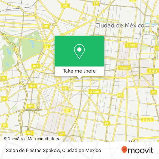 Mapa de Salon de Fiestas Spakow