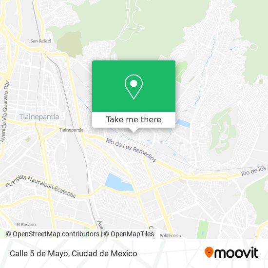 Calle 5 de Mayo map