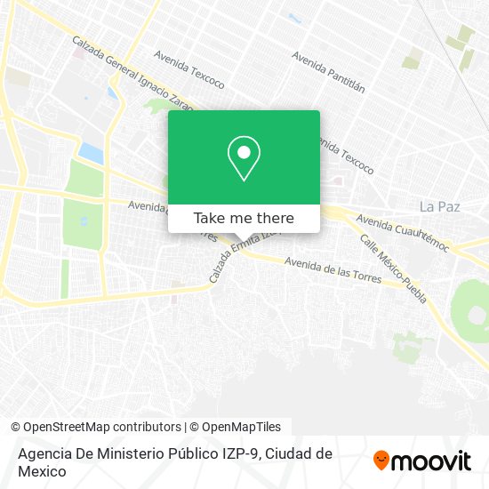 Agencia De Ministerio Público IZP-9 map