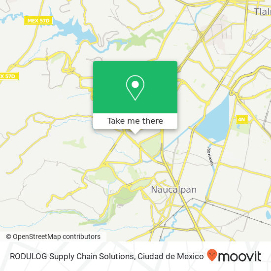 RODULOG Supply Chain Solutions map
