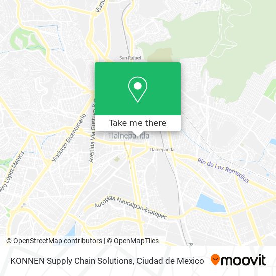 KONNEN Supply Chain Solutions map