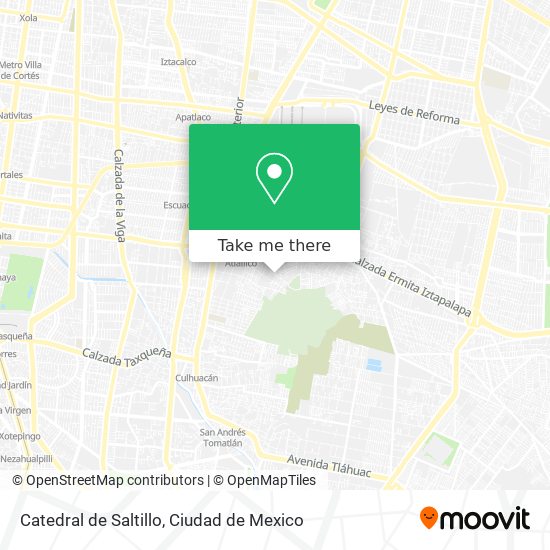 Catedral de Saltillo map