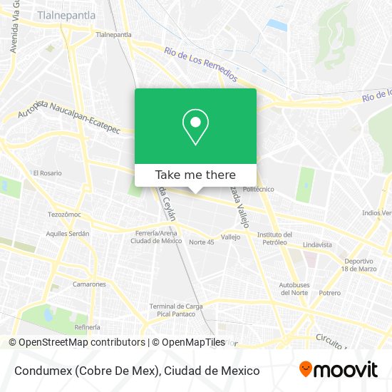 Condumex (Cobre De Mex) map