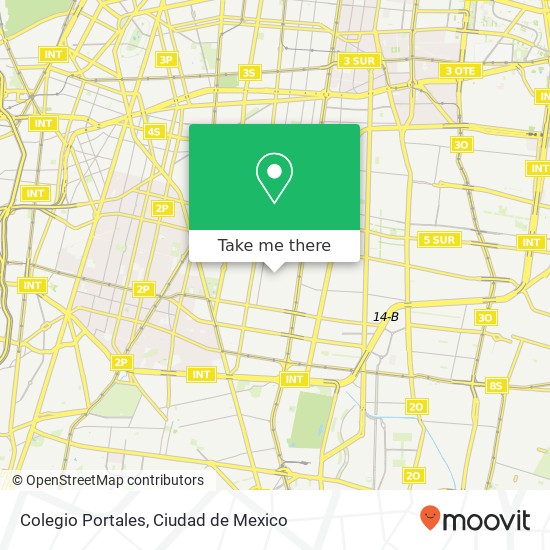 Colegio Portales map