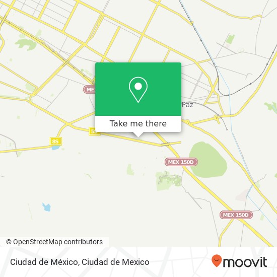 Ciudad de México map