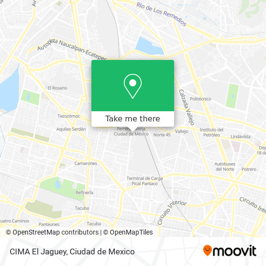 CIMA El Jaguey map