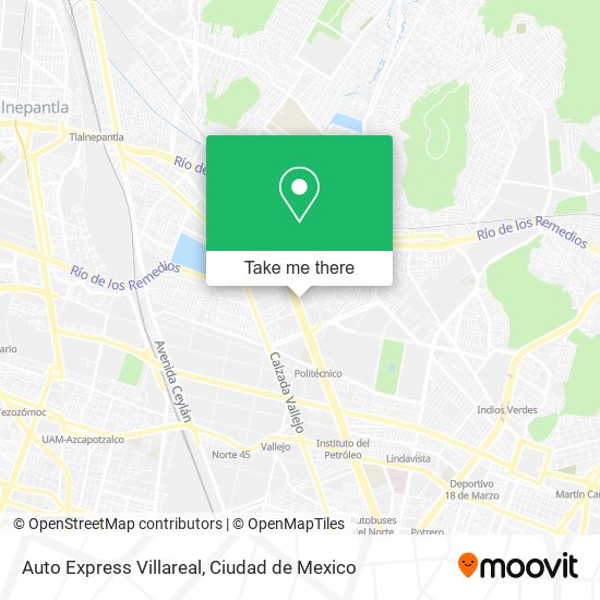 Auto Express Villareal map