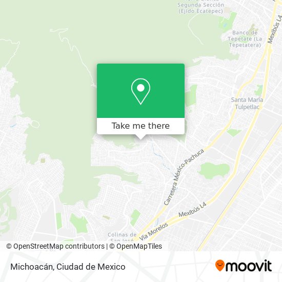 Mapa de Michoacán