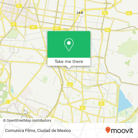 Comunica Films map