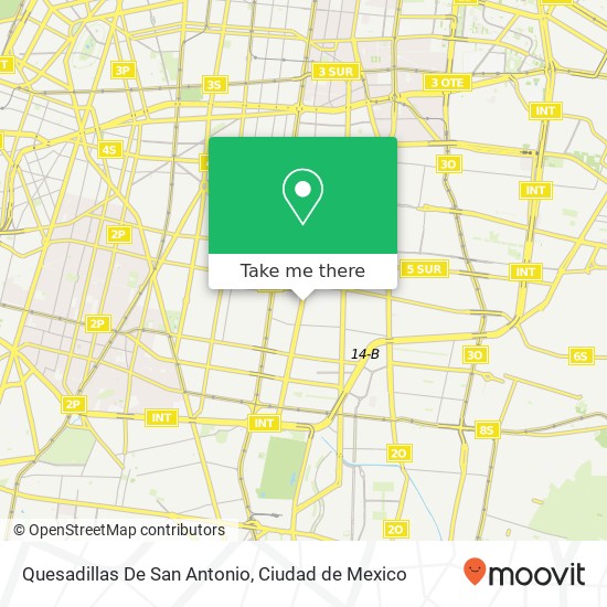 Quesadillas De San Antonio map