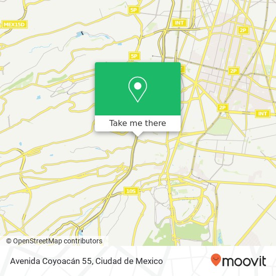 Avenida Coyoacán 55 map
