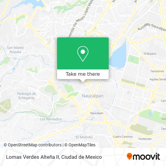 Lomas Verdes Alteña II map